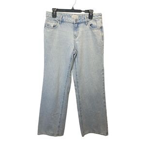 Pacsun Pacific Sunwear Low Rise Girlfriend Jeans Women's Size 28 Light Wash